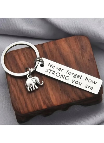 Buy NEVER FORGET HOW STRONG YOU Inspirational Keychain For Women Men Teen Girls Boys Birthday Graduation Gifts For Son Daughter Him Her Best Friend in UAE