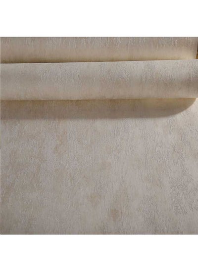 Buy Elegant Decorative Wallpaper Beige 0.53x9.5meter in UAE