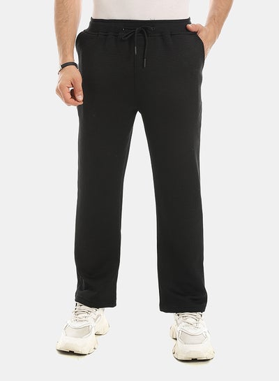 سعر Elastic Waist With Drawstrings Comfy Pants - Black فى مصر | نون مصر ...