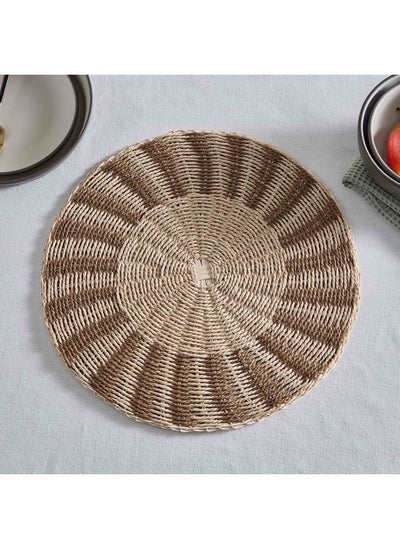 اشتري Blak Round Placemat 38 x 38 cm في السعودية