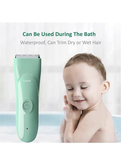 اشتري Baby Hair Clippers - Ultra Quiet Electric Hair Trimmer, Cordless Rechargeable Waterproof Haircut Kit for Kids Infants & Adult. في الامارات