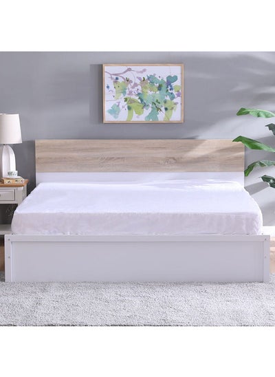 اشتري Terry Mattress Protector King Size Poly Cotton  Zippered Hypoallergenic Mattress Encasement For Bedroom  L 180 X W 200X H 30 Cm  White في الامارات