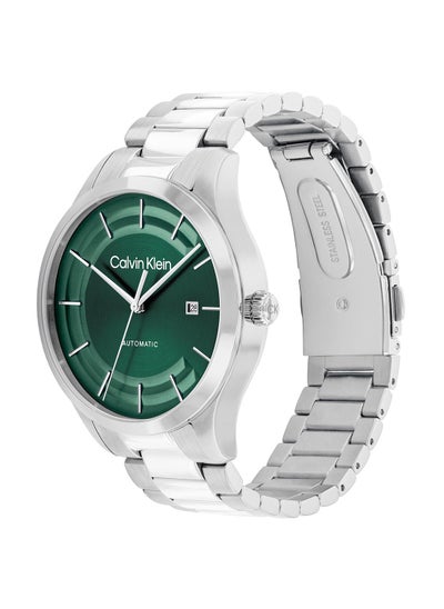 Buy CALVIN KLEIN ROUND ANALOG UNISEX'S GREEN CASE WATCH - 25300022 in Saudi Arabia