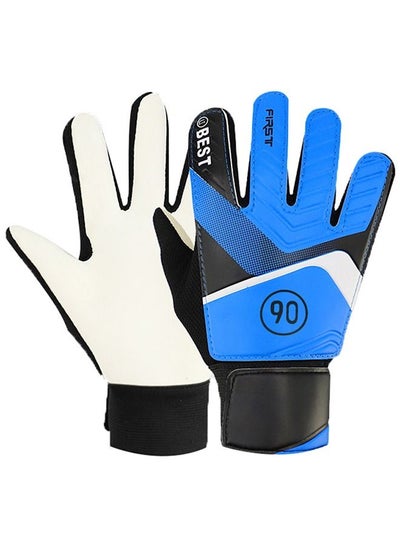 Buy Kids Goalkeeper Gloves Finger Protection Latex Soccer Goalie Gloves Teenagers Breathable Sports Gloves in Saudi Arabia