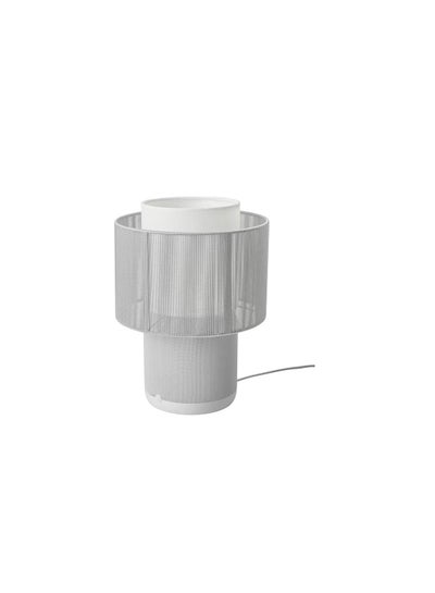 Buy Speaker lamp w Wi-Fi, textile shade, white in UAE