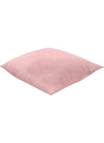 اشتري Giant Floor Cushion Velvet Microfiber Filler 90X90 Cm Pink في السعودية