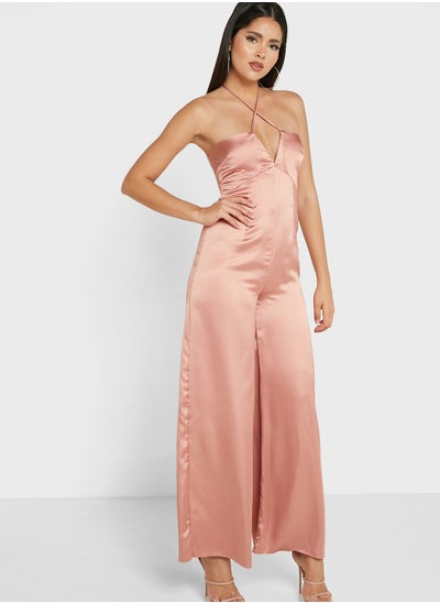 Buy Wide Leg Strappy Jumpsuit in Saudi Arabia