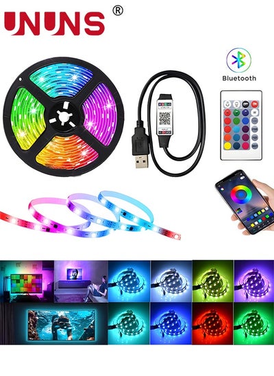 Buy Led Strip Lights,15M Bluetooth RGB Light With APP Control,Timer Setting,Music Mode,Led Light Strip For Decoration,Bedroom,PC,Cabinet in UAE