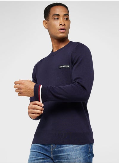 Buy Logo Crew Neck Sweater in UAE