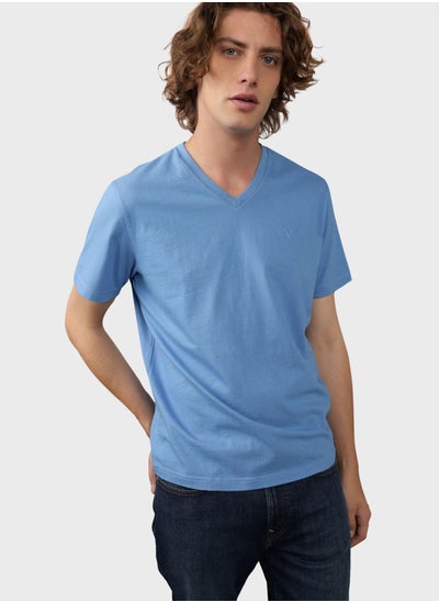 Buy Essential V-Neck T-Shirt in Saudi Arabia