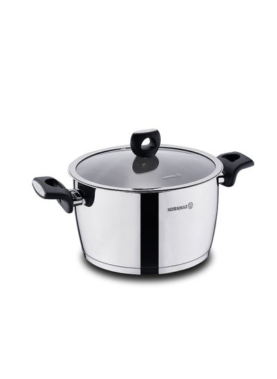 اشتري Nora Stainless Steel Casserole 16x10 cm / 2 Liter في الامارات