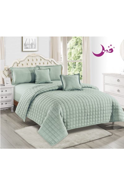 Buy 6-Piece Quilted Compressed Comforter Set in Saudi Arabia