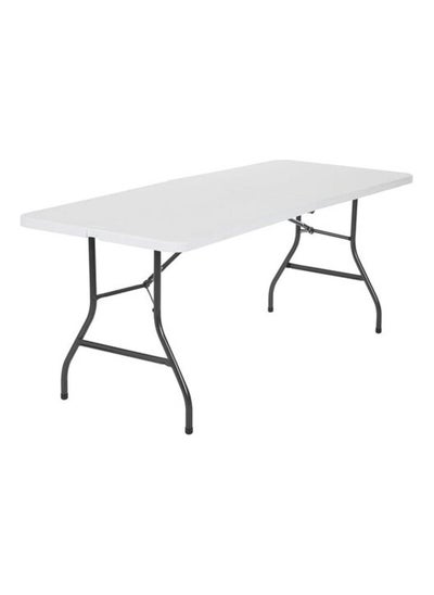 Buy Heavy Duty Multipurpose Folding Table Portable Plastic Folding Table Picnic Dining table in UAE