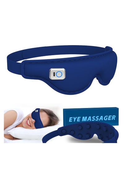 Buy Eye Massager Wireless Eye Massager for Migraine and Eyestrain, Eye Care Massager for Dry Eye and Eyestrain, Gift, Women Men, Blue... in UAE