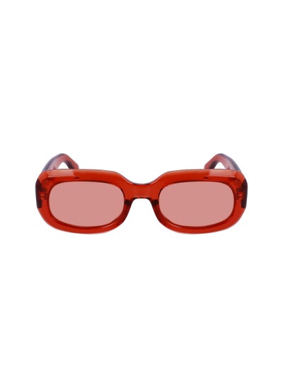 Buy Women's UV Protection Rectangular Shape  Sunglasses LO716S-842-5221 - Lens Size: 52 - Orange in UAE