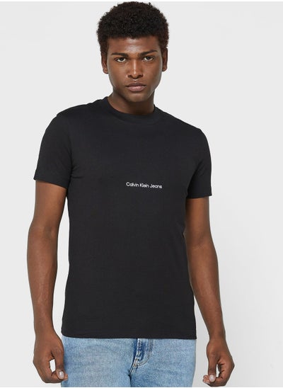 Buy Institutional Crew Neck T-Shirt in UAE