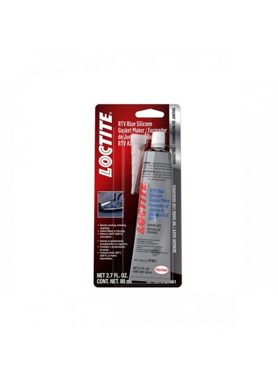 اشتري Loctite Rtv Blue Silicone Gasket Maker For Automotive: Sensor-Safe, High-Temperature, Low-Odor, Replaces Cut Gasket, Silicone Sealant | Blue, 80 Ml Tube (Pn: 37461 - 491980) في الامارات