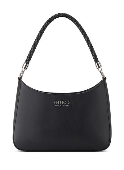 اشتري GUESSS Curtin Top-Zip Shoulder Bag Black في السعودية