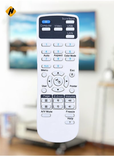 Buy Hot sale 1pc Universal Projector Remote Control For Epson 1599176 EX3220 EX5220 EX5230 EX6220 EX7220 725HD 730HD in Saudi Arabia