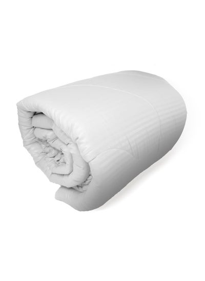 Buy White Colour Soft Solid Single Size Duvet Microfiber160x220cm in UAE