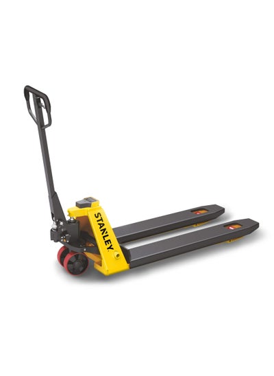 Buy STANLEY Pallet Truck with Scale | 2 Ton Lifting Capacity | SXWTI-CPT-SCALE1 in UAE