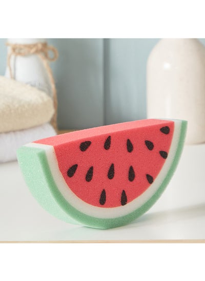 Buy Watermelon Bath Sponge 19 x 3 x 9.5 cm in UAE