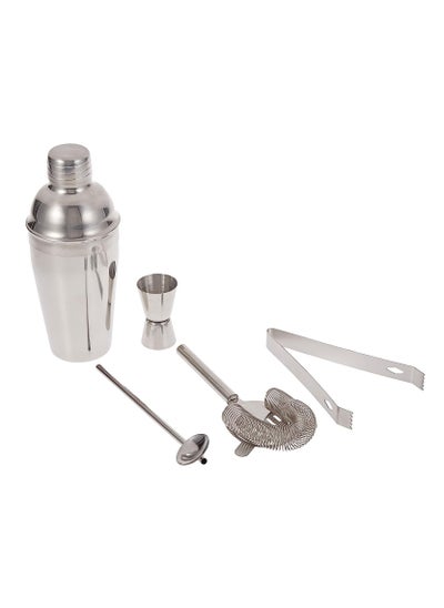 Buy 5pcs cocktail shaker Set Bar Tools Stainless Steel for Home Barware Martini Bartending Kit in UAE