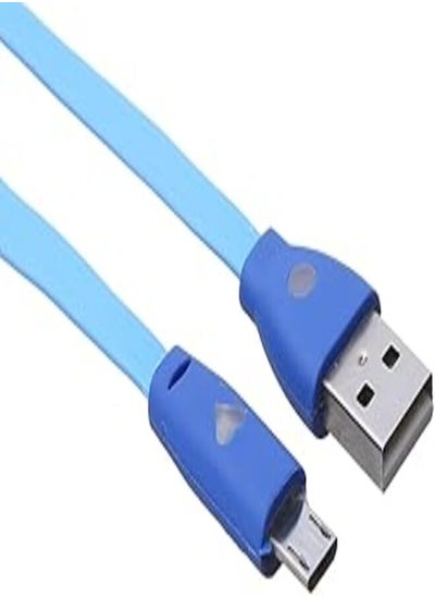 اشتري Smiley Design Micro USB Cable with Indicator Light (Blue) في مصر