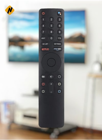 اشتري جهاز تحكم عن بعد صوتي جديد متوافق مع البلوتوث XMRM-010 لأجهزة تلفزيون Xiaomi MI TV 4S الذكية التي تعمل بنظام Android L65M5-5ASP مع مساعد Google في السعودية