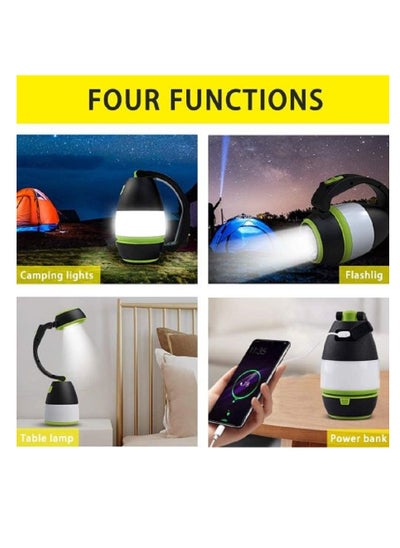 Buy Multifunctional Rechargeable Emergency Flashlight for Camping, Home and Office - Multiple Lighting Levels in Egypt