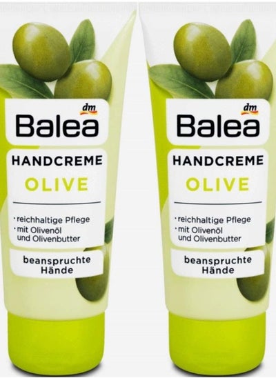 اشتري 2 x hand cream olive, 100 ml, 2 x100 ml, Vegan, German Product في الامارات