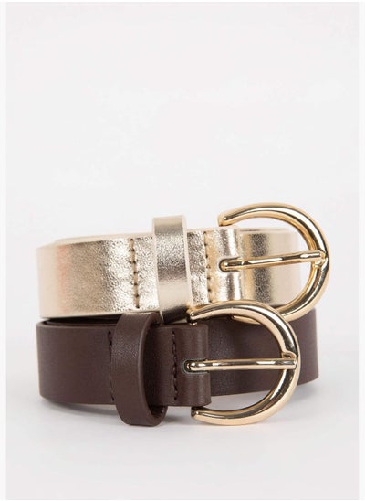 اشتري 2 Pack Woman Belt في الامارات