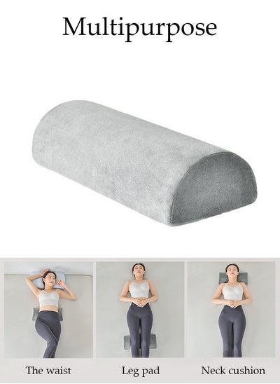 اشتري Half Cylindrical Leg Pillow Office Decor Knee Pads Wedge Pillow Back Leg Cushion Knee Bolster Pillow Comfortable Waist Pillow Bed Lumbar Pillow Neck Cushion Portable في السعودية