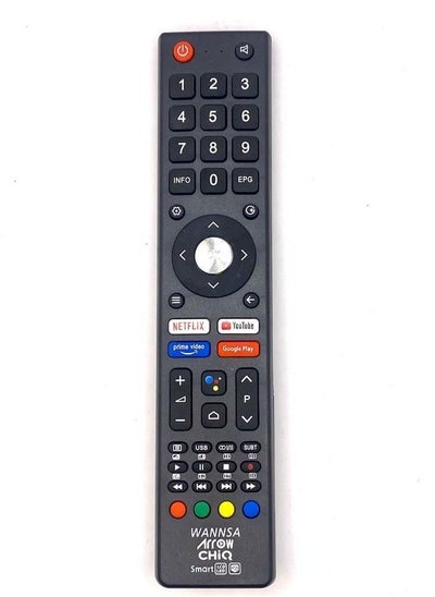 Buy New Voice TV Remote control For CHIQ TV L32H7N L32H7S U43H7AN LCD LED Android TV in Saudi Arabia