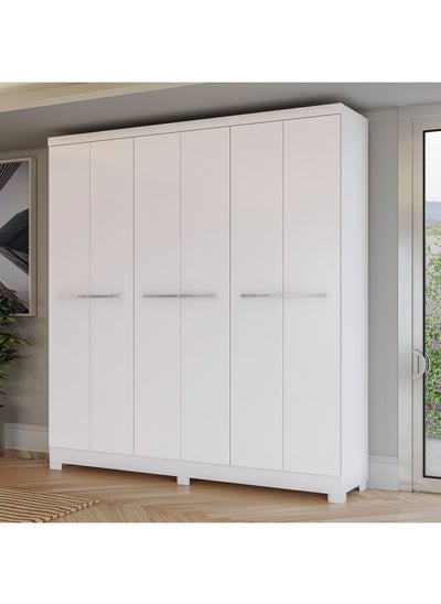 Buy Londrina 6-Door Wardrobe 47 x 218 x 202 cm in UAE