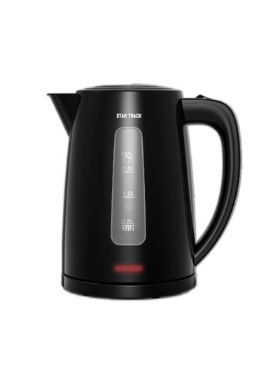 Buy STAR TRACK 1.7L Electric Kettle, 2200W, Instant Heating, Manual Lid, Boil-Dry Protection, and Light Indicator, ST-17BD-KP2200 in UAE