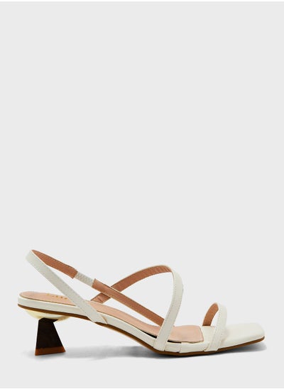 Buy Square-Toe Strappy Sandals in UAE