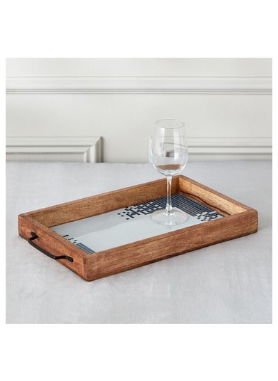 اشتري Artisan Wooden Tray 40 cm في الامارات