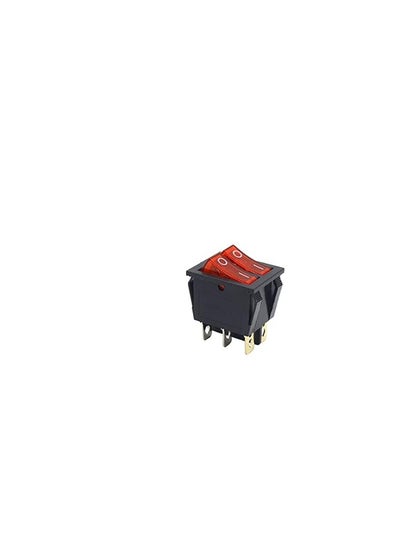 Buy KNP KCD8 Red 2 Pin Rocker Switch is a compact and efficient switch designed for simple On/Off control of electrical circuits With its bright red rocker and 2 pin configuration this switch is commonly used in household appliances electronic devices and power tools. in UAE