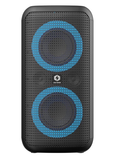 Buy Aqua Marine Portable Bluetooth Speaker Black High Quality Speakers Karaoke Party Portable Outdoor Party Speaker in UAE