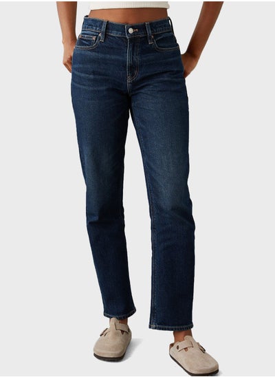 Buy High Waist Ankle Jeans in UAE