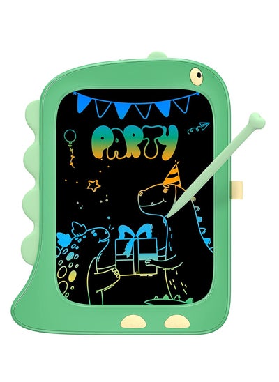 اشتري SYOSI LCD Writing Tablet Toddler Toys, Erasable 8.5 Inch Doodle Board Drawing Pad Gifts for Kids, Dinosaur Toys Drawing Board Gift, Education Learning Toys for Boys Girls 2 3 4 5 6 Years Old (Green) في الامارات