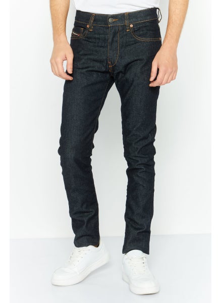 اشتري Men D Strukt Slim Fit Plain Stretchable Jeans, Blue في الامارات