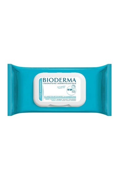 Buy ABCderm H2O Cleansing Wipes 60's in UAE