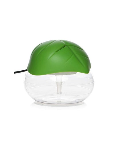 Buy Diffuser purifier, humidifier, and electric leaf-shaped portable room air refresher revitalizer green in UAE