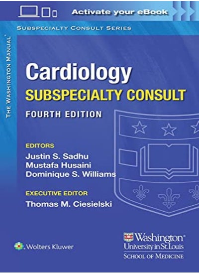 اشتري The Washington Manual Cardiology Subspecialty Consult by Sadhu, Dr. Justin, MD - Husaini, Dr. Mustafa - Williams, Dominique Paperback في الامارات