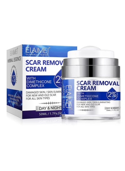 Buy Scar Removal Cream 50ml, Advanced Scar Gel-Soften and Flattens Scars Resulting from Surgery, Injury, Burns, Natural Scar Treatment for Face & Body in UAE