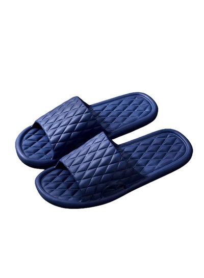 Buy Bathroom Slippers Anti-slip, Shower Slippers Indoor Slippers Soft Light Weight Flat Sandals Slippers for Indoor Outdoor Size 42-43 Blue in UAE