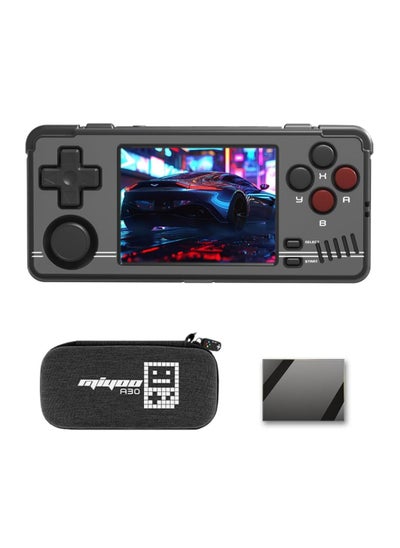 Buy Miyoo A30 Handheld Game Console 2.8-inch 640*480 IPS Screen 2600mAh Compatible with WiFi Multiplayer Portable Case(Black) in Saudi Arabia