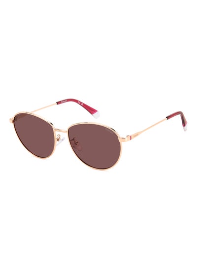 اشتري Women's Polarized Metal Sunglasses Pld 4171/G/S/X Violet 51 - Lens Size: 50.5 Mm - Gold Viol في السعودية